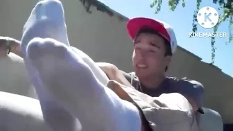 XanderBeckett – Brendan’s Couch Sock Tease: Laid-Back Vibes and Close-Up Soles